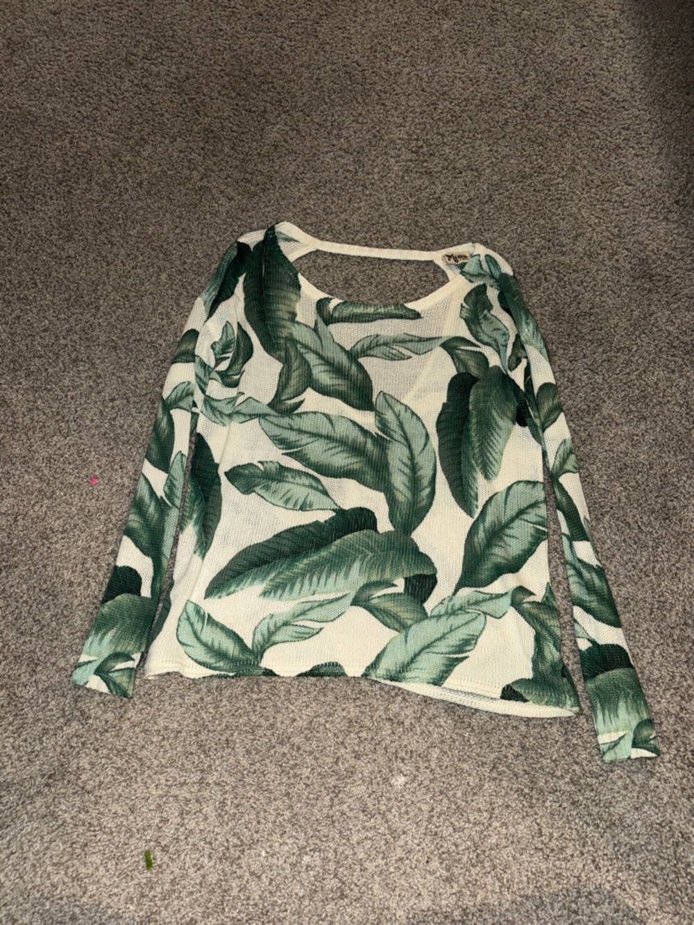 Show Me Your Mumu Palm Leaf Top